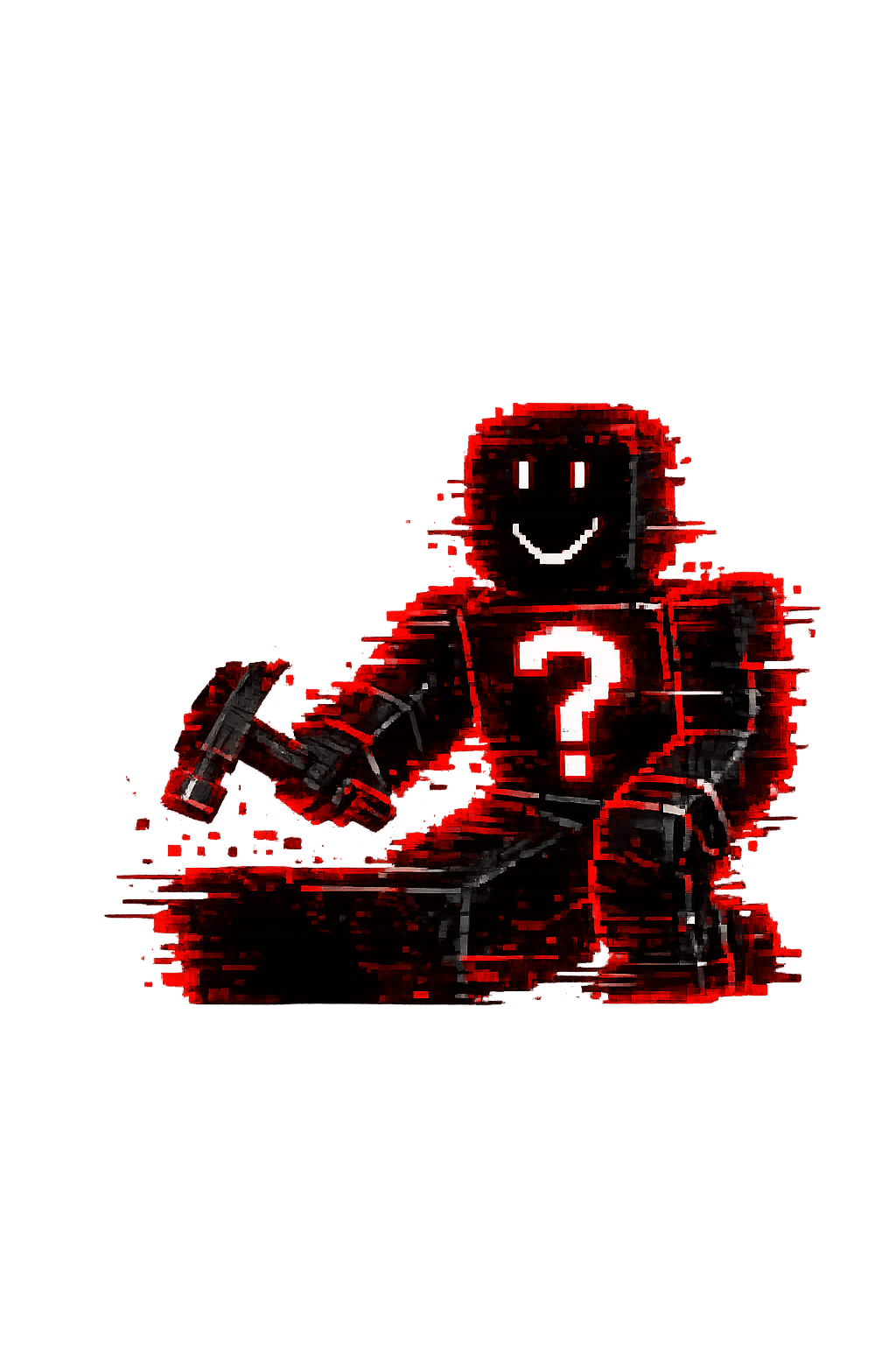 Laughing Roblox character